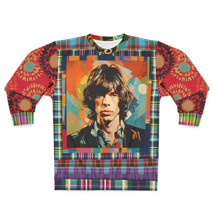 Rockstar of the Ages Pop Art Unisex Sweatshirt (Gold Label)