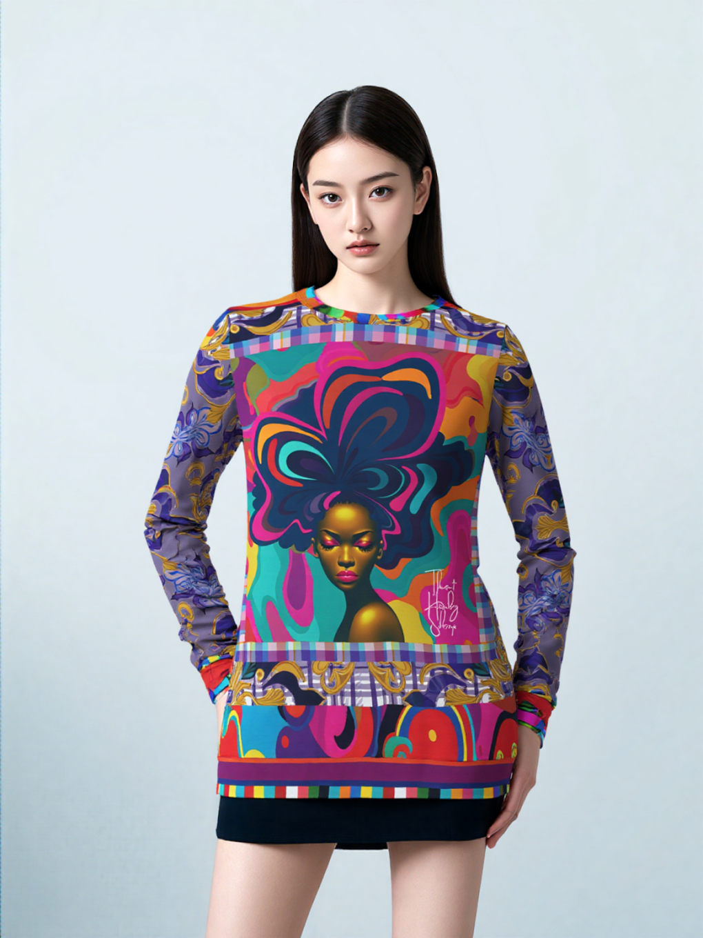 Roxbury Bouffant Girl Unisex Sweatshirt (Gold Label)