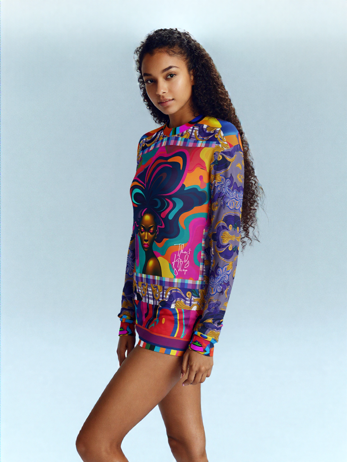 Roxbury Bouffant Girl Unisex Sweatshirt (Gold Label)