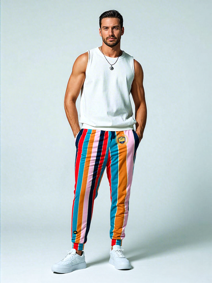 Ruby Morrison Rugby Stripe Eco-Poly Unisex Joggers