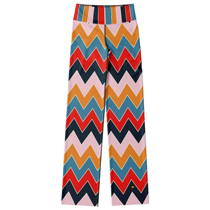 Ruby Morrison Rugby Stripe Chevron Eco-Poly Bootcut Leggings