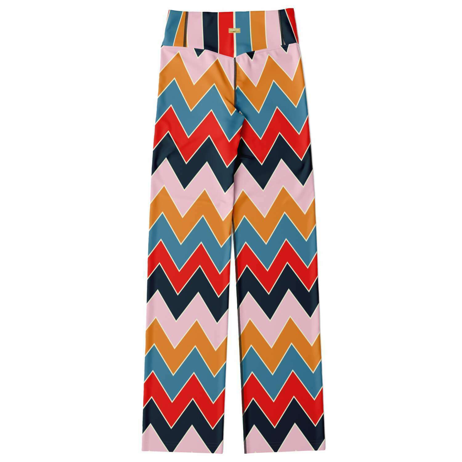 Ruby Morrison Rugby Stripe Chevron Eco-Poly Bootcut Leggings