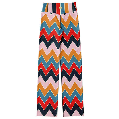 Ruby Morrison Rugby Stripe Chevron Eco-Poly Bootcut Leggings