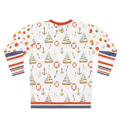Sail Away Harbor Dots Unisex Sweatshirt (Gold Label)