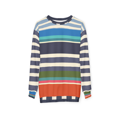 Sail Away Rainbow Regatta Rugby Stripe Unisex Sweatshirt (Gold Label)