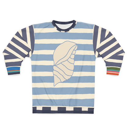 Sail Away Regatta Rugby Stripe Unisex Sweatshirt (Gold Label)