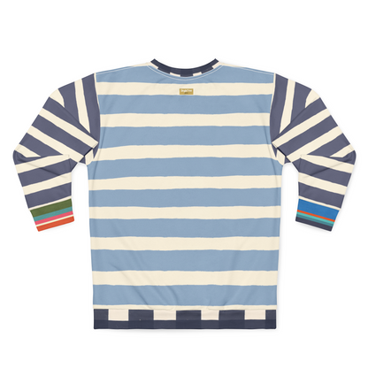 Sail Away Regatta Rugby Stripe Unisex Sweatshirt (Gold Label)