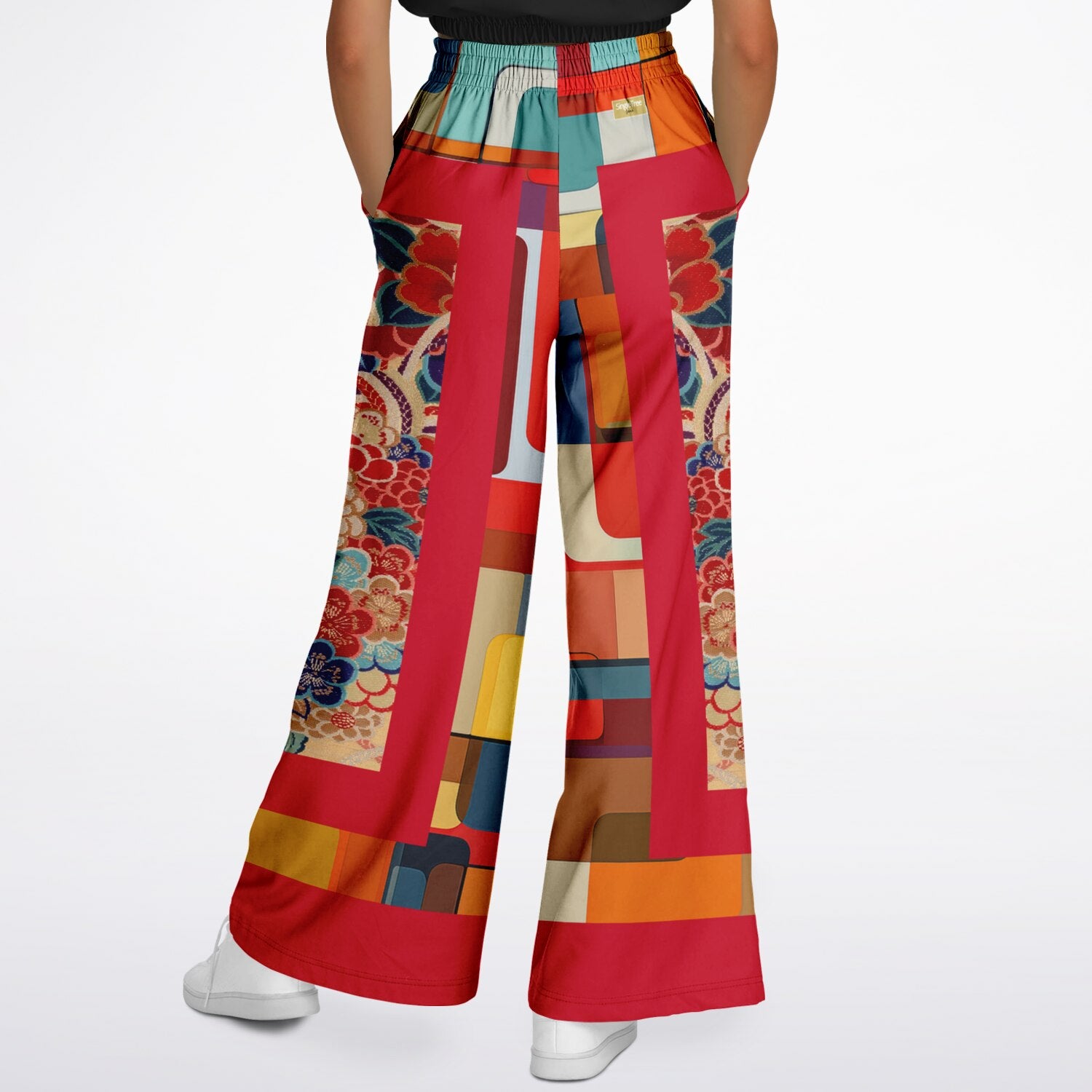 Madame Pirate of the Seven Seas Eco-Poly Wide Leg Pants