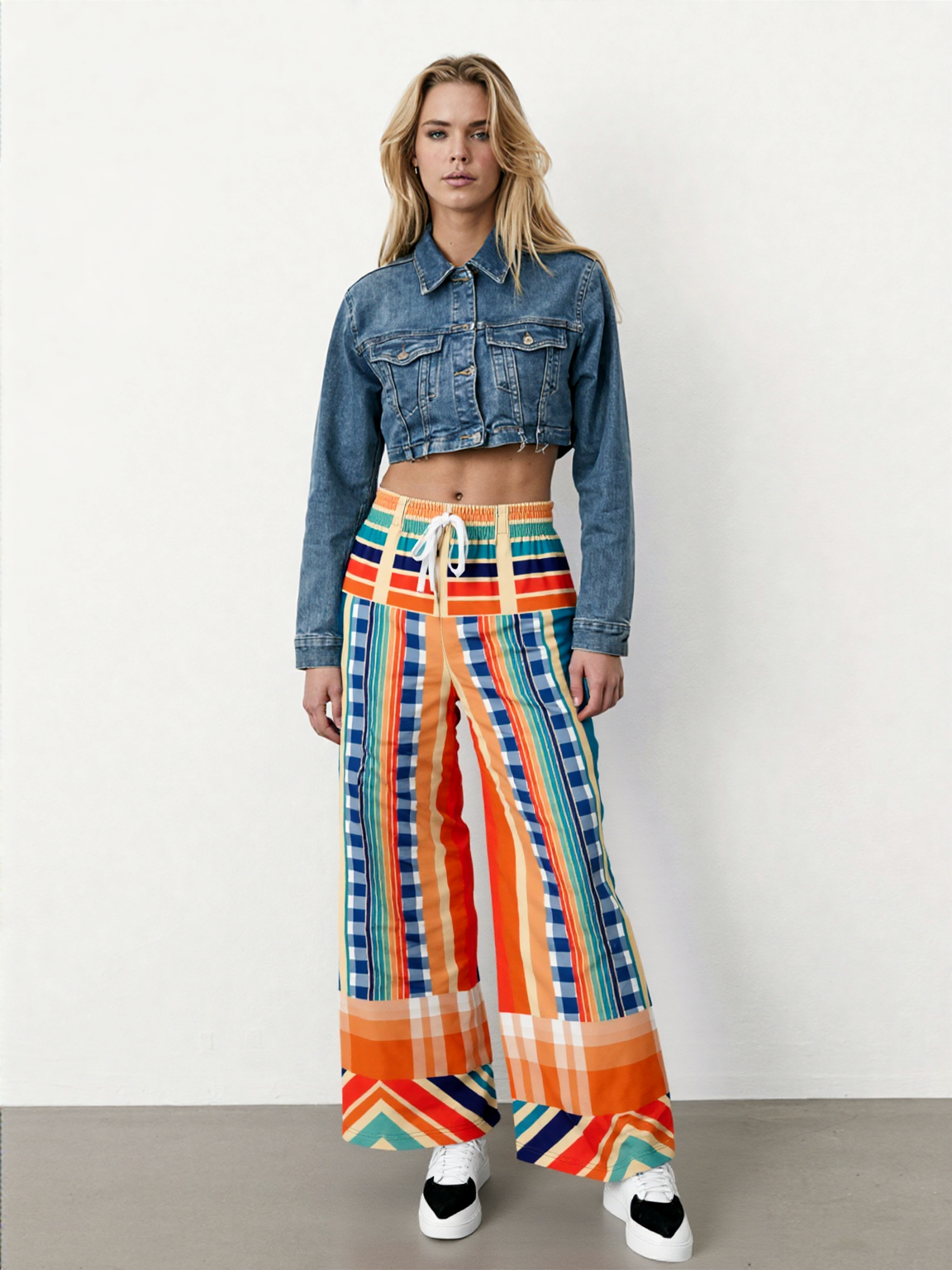 Salsa Time Picnic Eco-Poly Wide Leg Pants