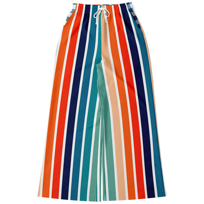 Salsa Time Striped Eco-Poly Wide Leg Pants