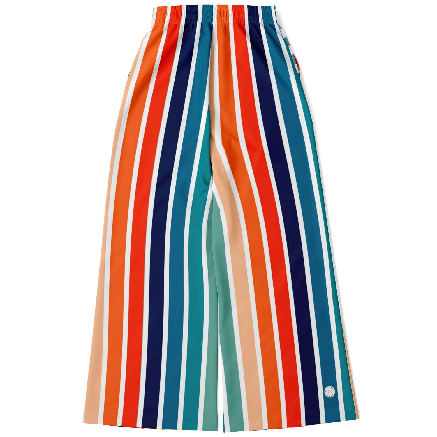 Salsa Time Striped Eco-Poly Wide Leg Pants