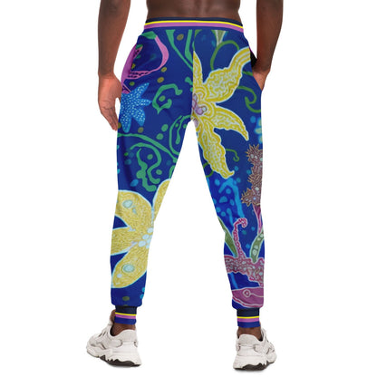 Sassafras Floral Eco-Poly Unisex Joggers