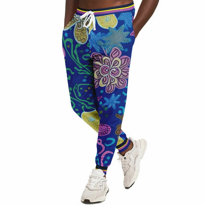 Sassafras Floral Eco-Poly Unisex Joggers