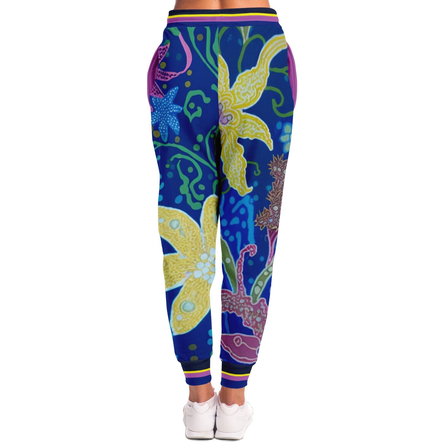 Sassafras Floral Eco-Poly Unisex Joggers