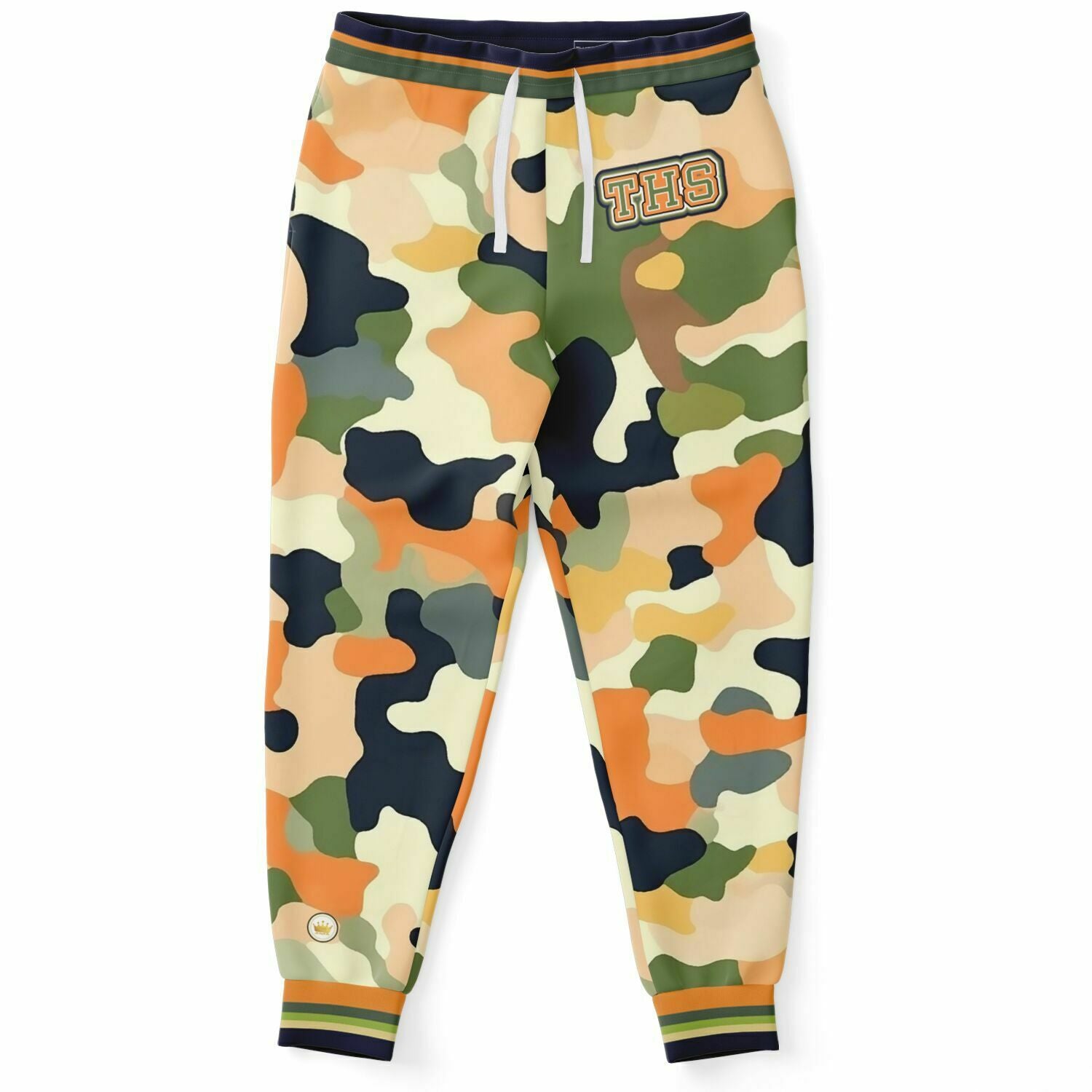 Sedona Vortex Orange Camo Eco-Poly Unisex Joggers