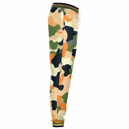 Sedona Vortex Orange Camo Eco-Poly Unisex Joggers