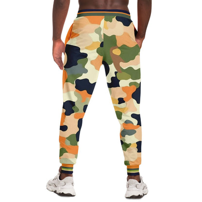 Sedona Vortex Orange Camo Eco-Poly Unisex Joggers