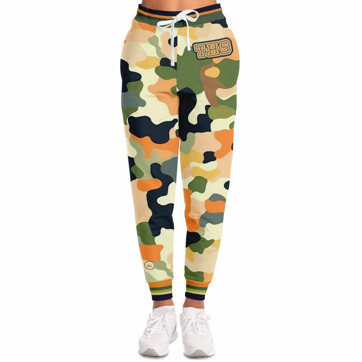 Sedona Vortex Orange Camo Eco-Poly Unisex Joggers