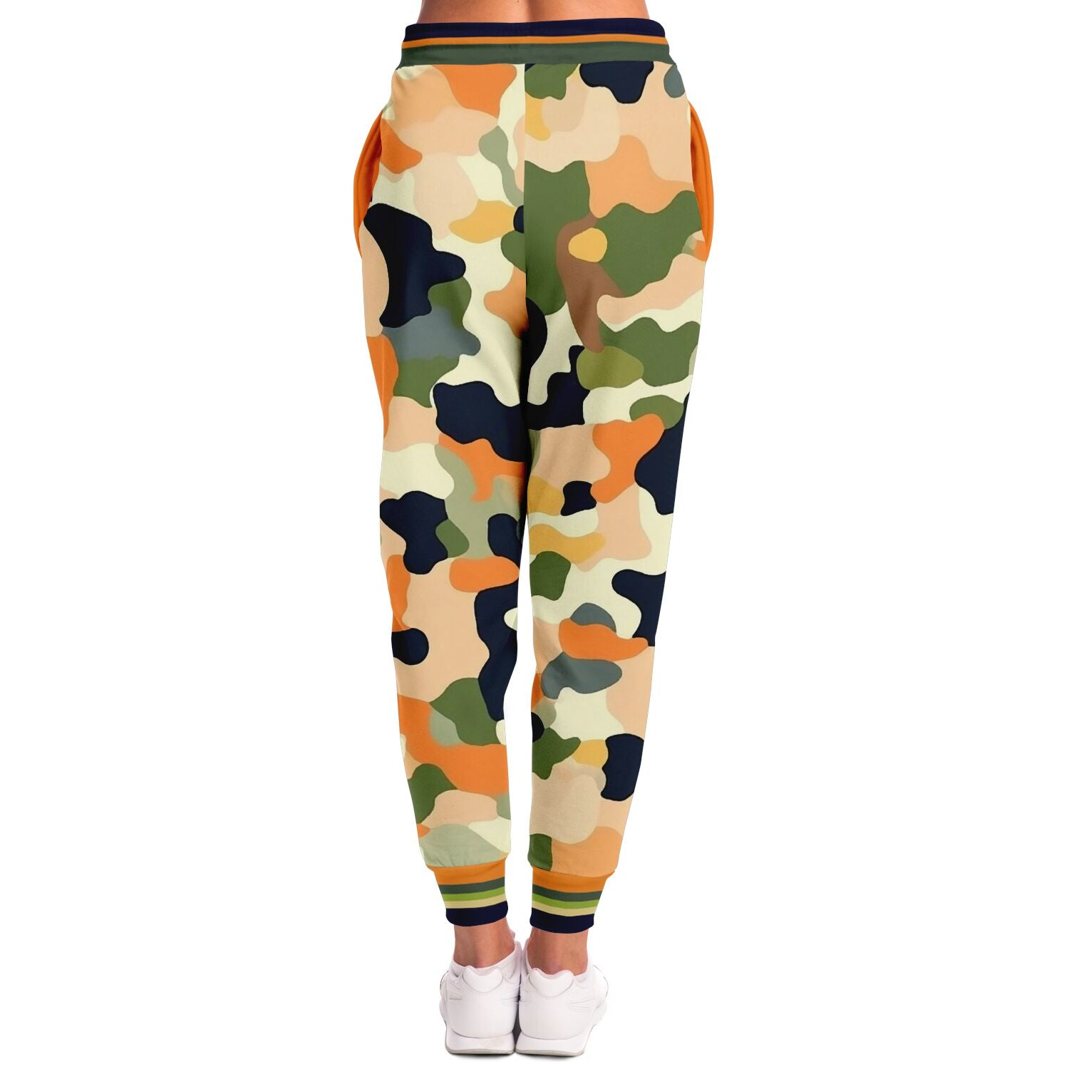 Sedona Vortex Orange Camo Eco-Poly Unisex Joggers
