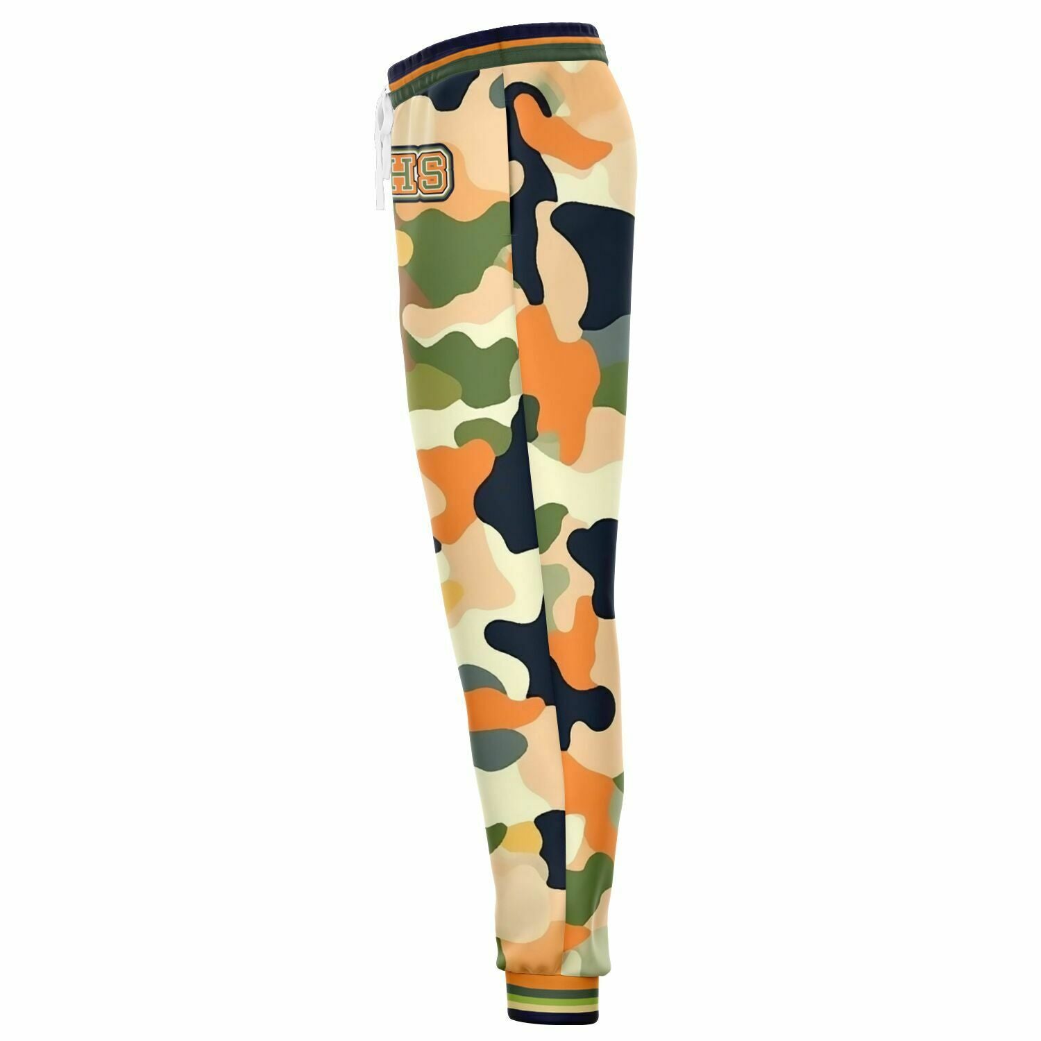 Sedona Vortex Orange Camo Eco-Poly Unisex Joggers