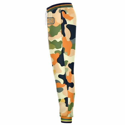 Sedona Vortex Orange Camo Eco-Poly Unisex Joggers