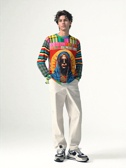 Sista Solja Rugby Stripe Unisex Sweatshirt (Gold Label)