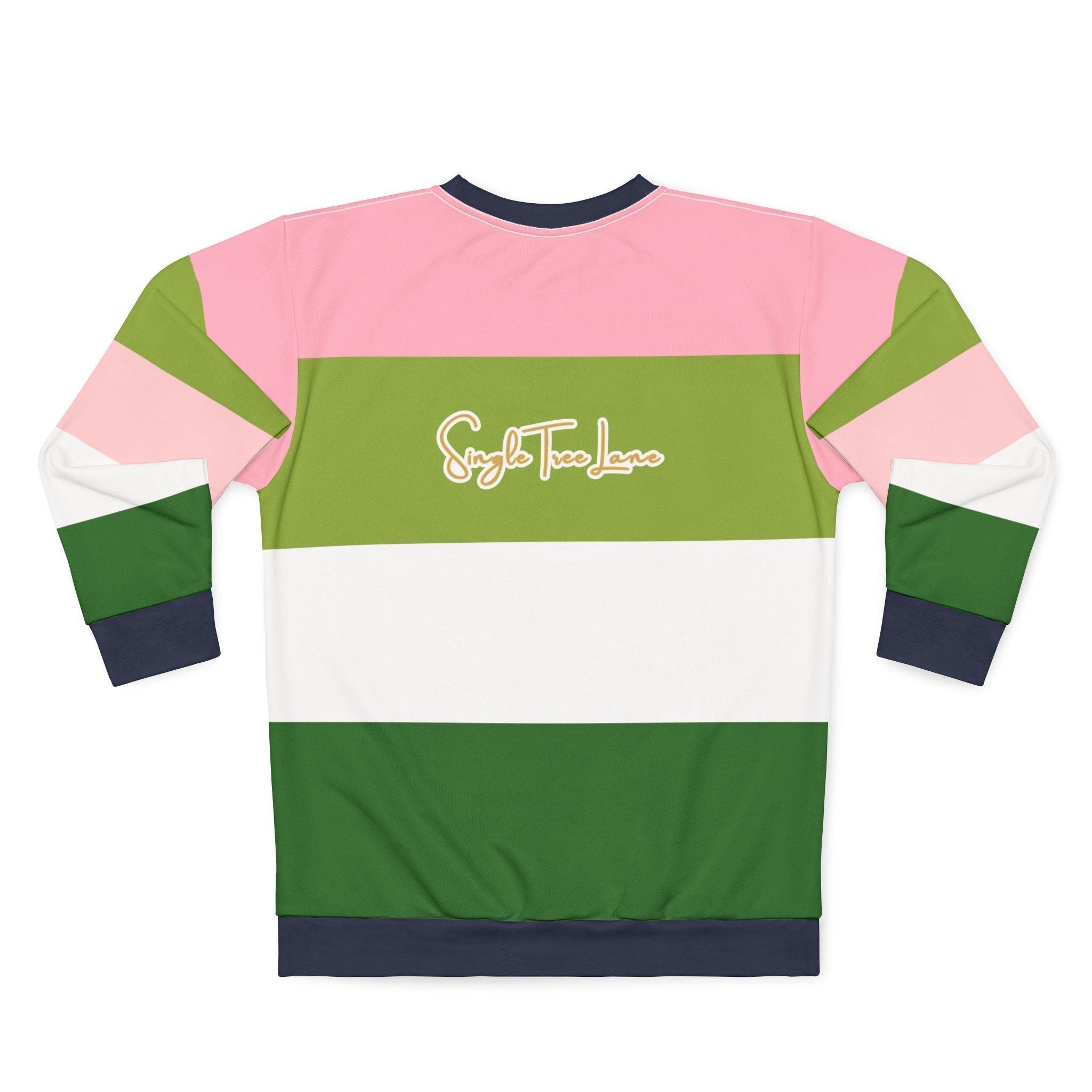 Smell The Flowers Gator Rugby Stripe Unisex Sweatshirt (Gold Label)