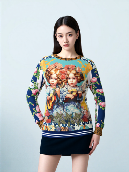 Songs of an Angel - Cherubs at Play Unisex Sweatshirt (Gold Label)