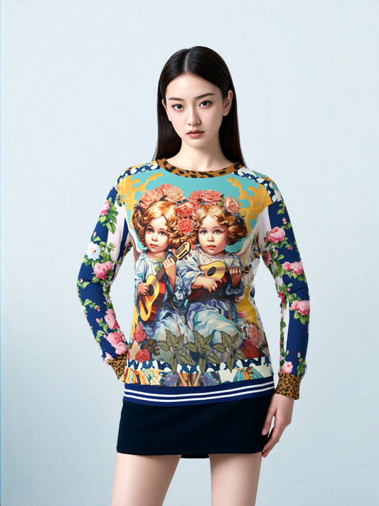 Songs of an Angel - Cherubs at Play Unisex Sweatshirt (Gold Label)