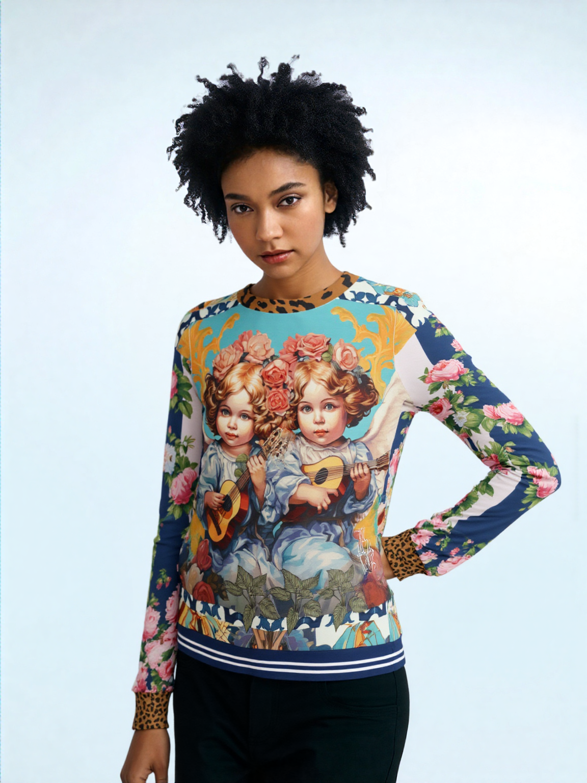 Songs of an Angel - Cherubs at Play Unisex Sweatshirt (Gold Label)