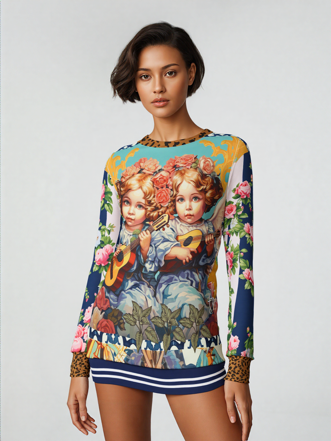 Songs of an Angel - Cherubs at Play Unisex Sweatshirt (Gold Label)