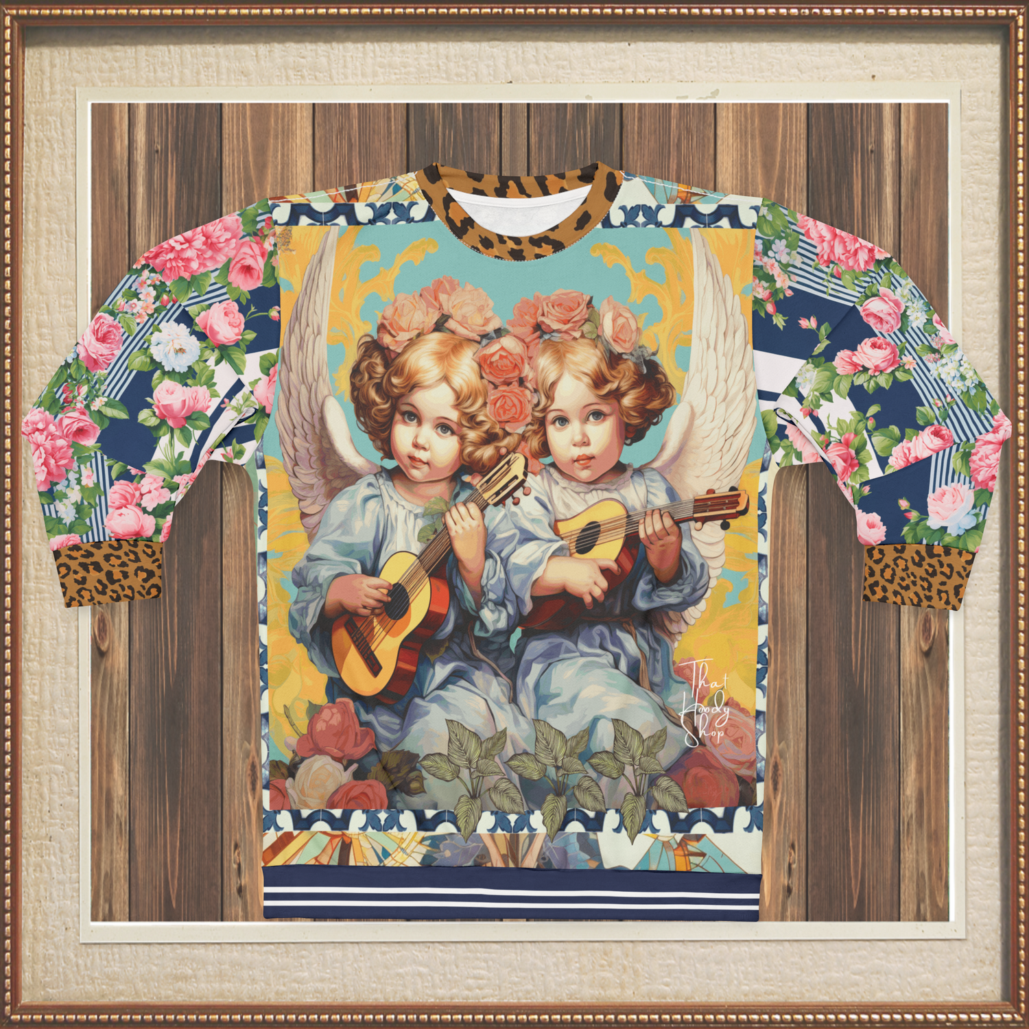 Songs of an Angel - Cherubs at Play Unisex Sweatshirt (Gold Label)