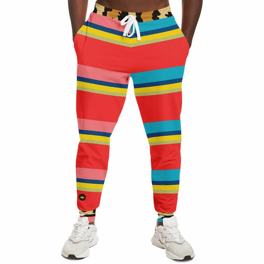 South Beach Rugby Stripe Eco-Poly Unisex Joggers
