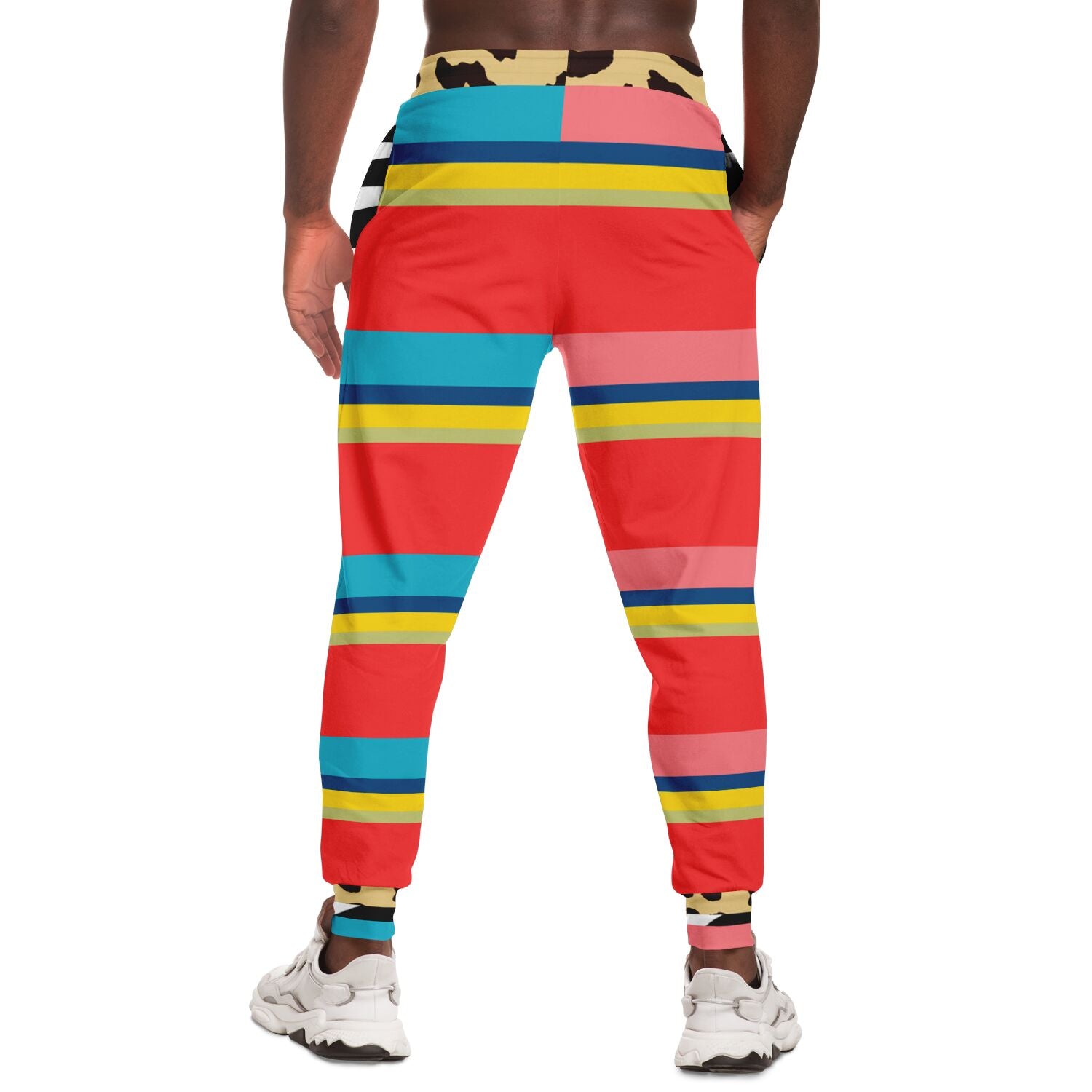 South Beach Rugby Stripe Eco-Poly Unisex Joggers