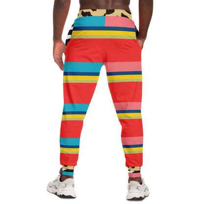 South Beach Rugby Stripe Eco-Poly Unisex Joggers