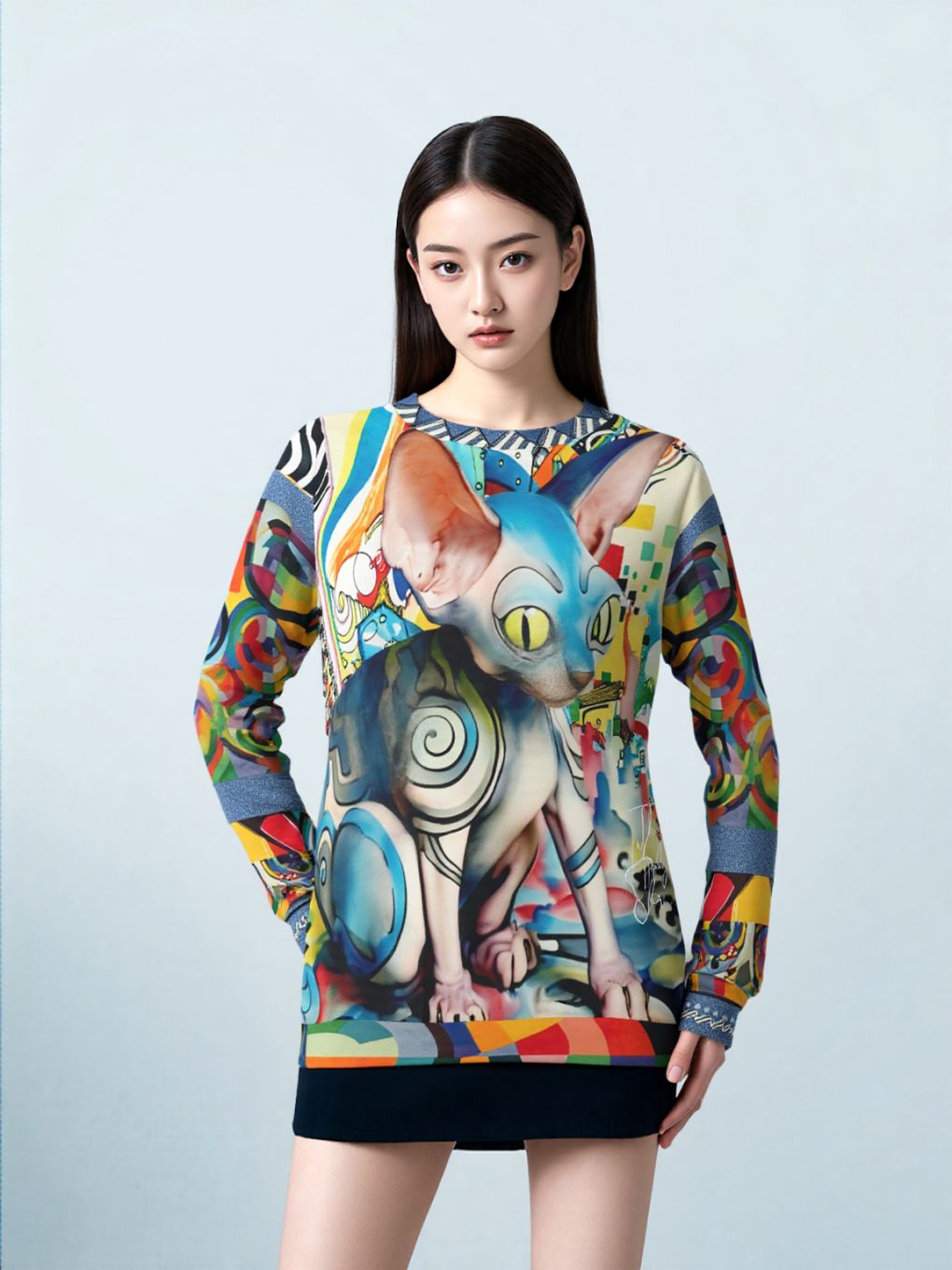 Sphynx of the New Realm Unisex Sweatshirt (Gold Label)