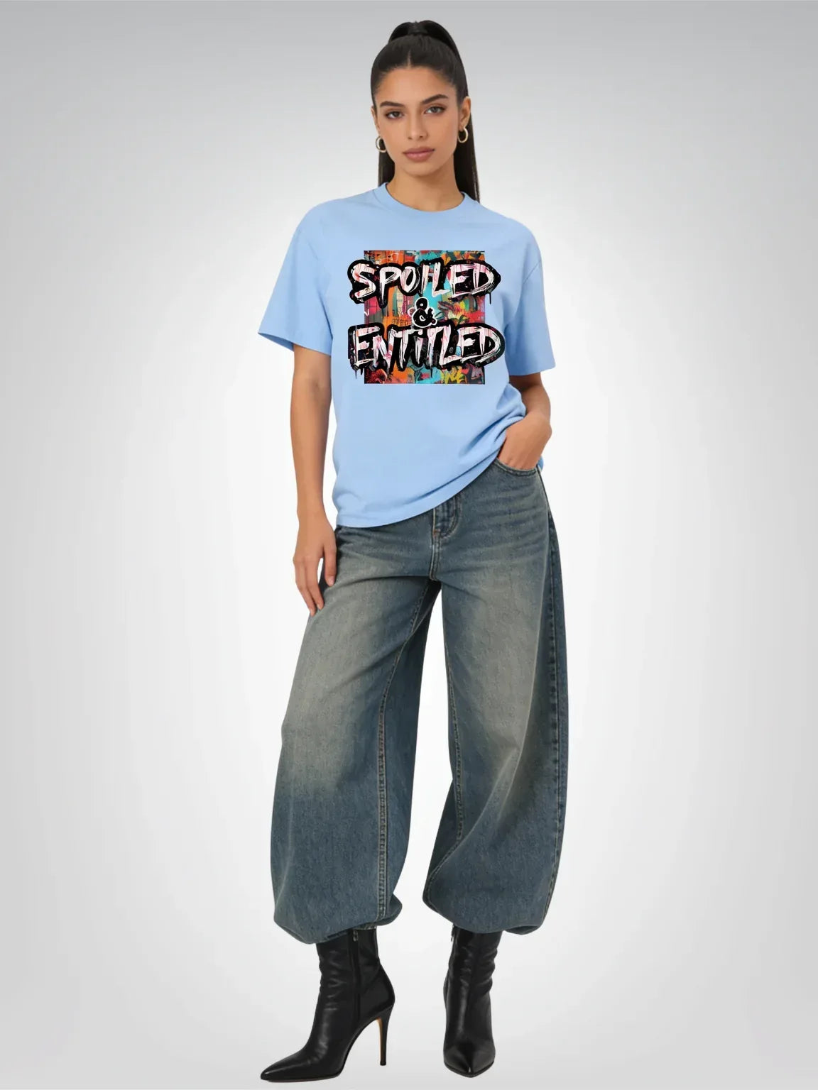 Spoiled &amp;  Entitled™ + STL Essential Cotton T-Shirt