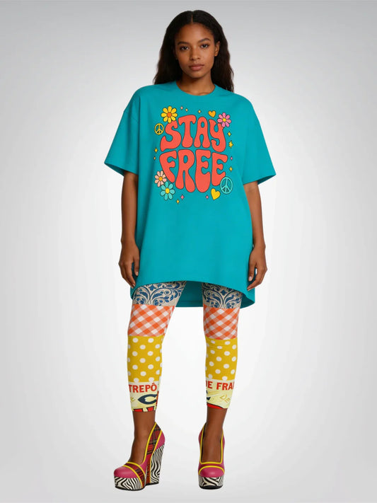 Stay Free Hippie Floral Heavyweight Unisex Tee