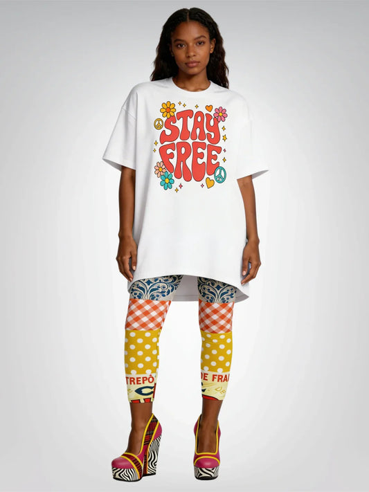 Stay Free Hippie Floral Heavyweight Unisex Tee