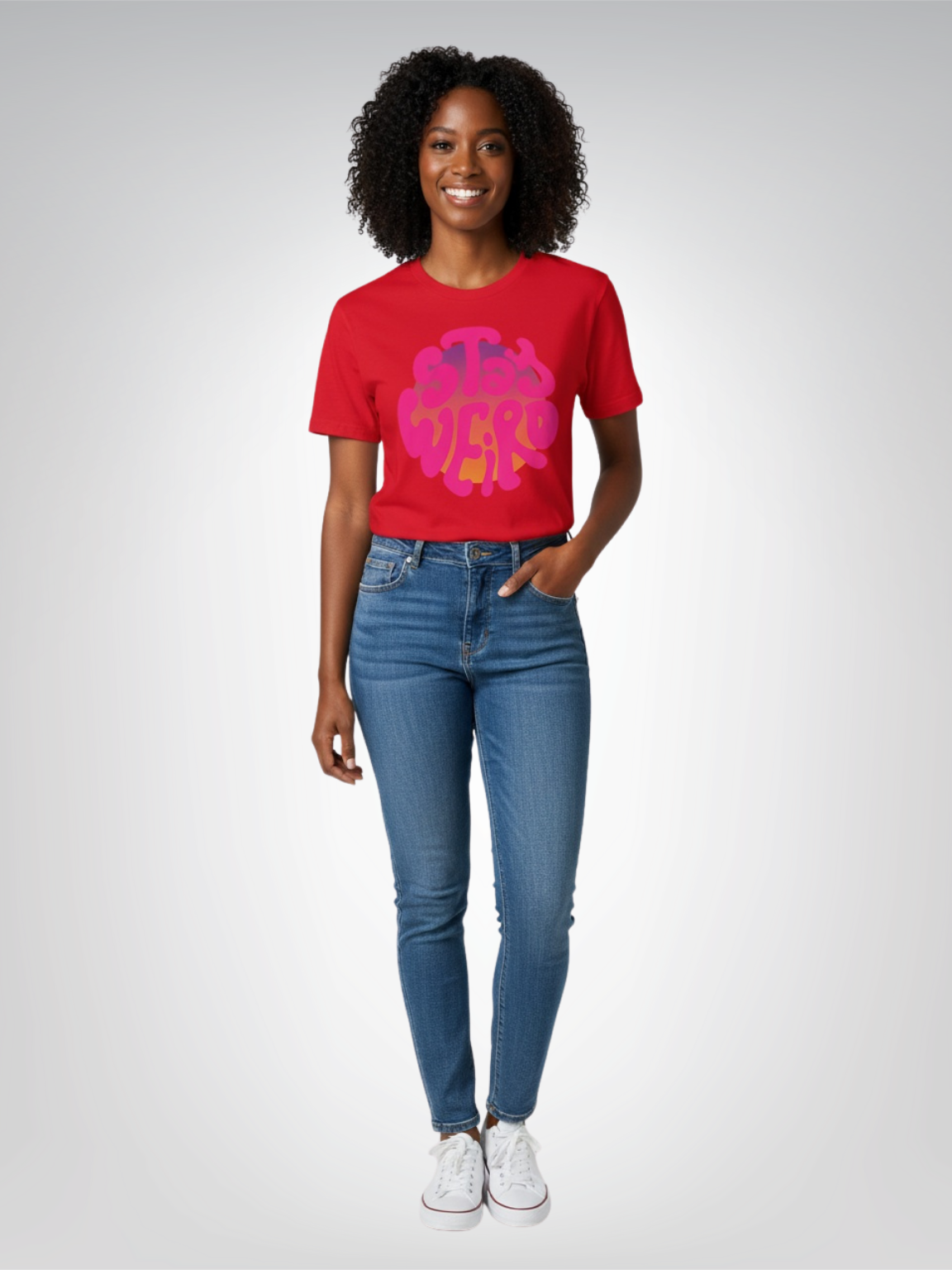 Stay WEIRD Heavyweight Unisex Tee