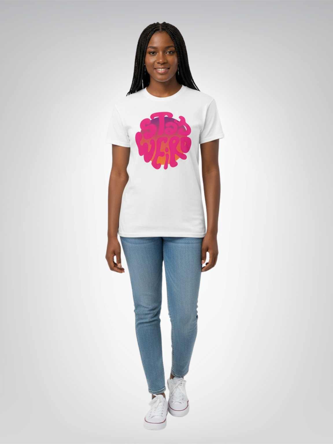 Stay WEIRD Heavyweight Unisex Tee