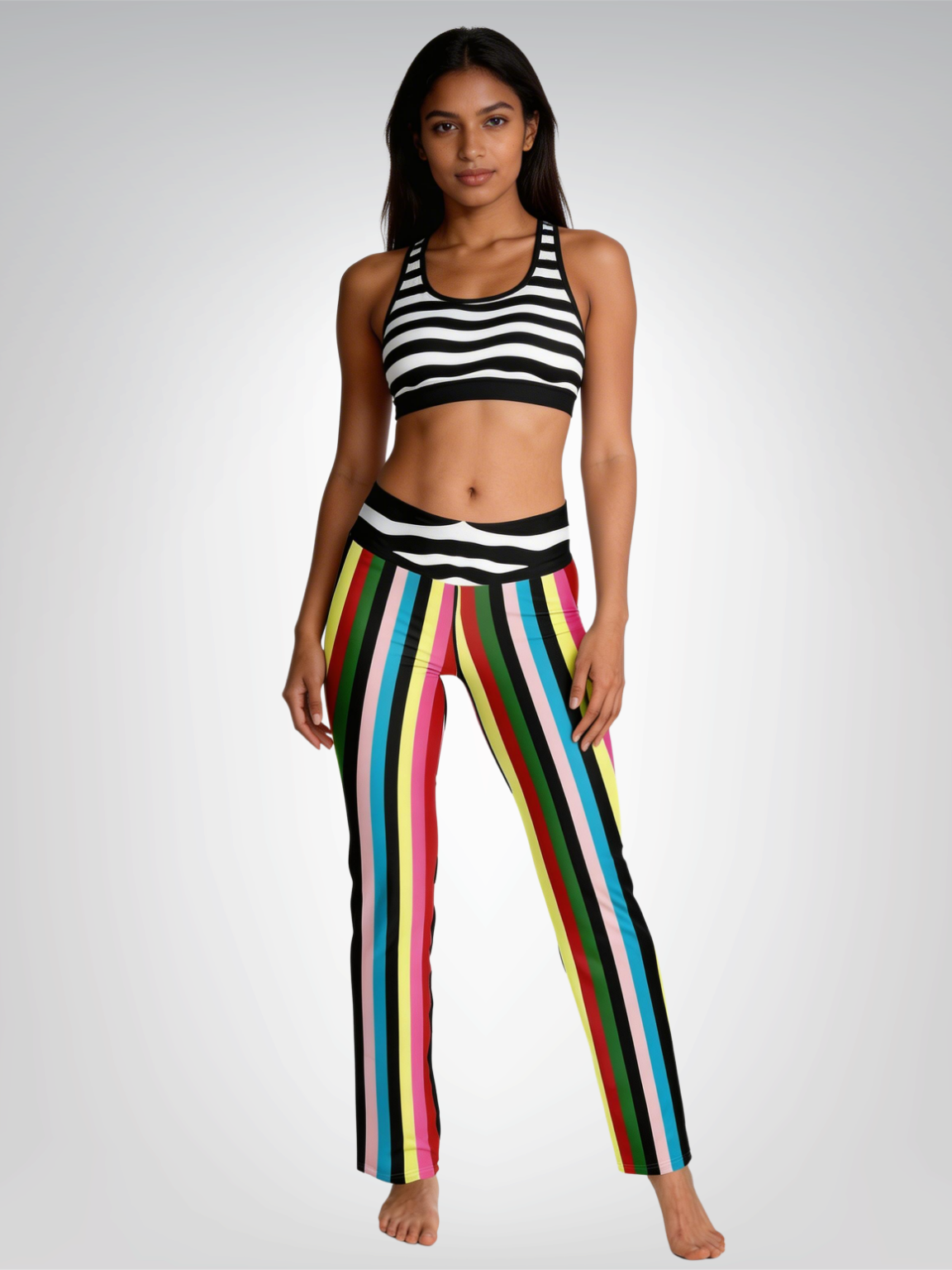 Stripes 4 Life Zebra Print Padded Sports Bra