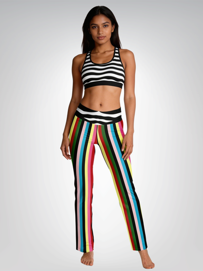 Stripes 4 Life Zebra Print Padded Sports Bra