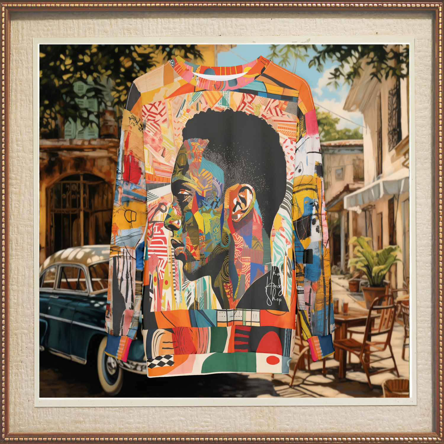 The Struggle is Real Graffiti Art Unisex Sweatshirt (Gold Label)