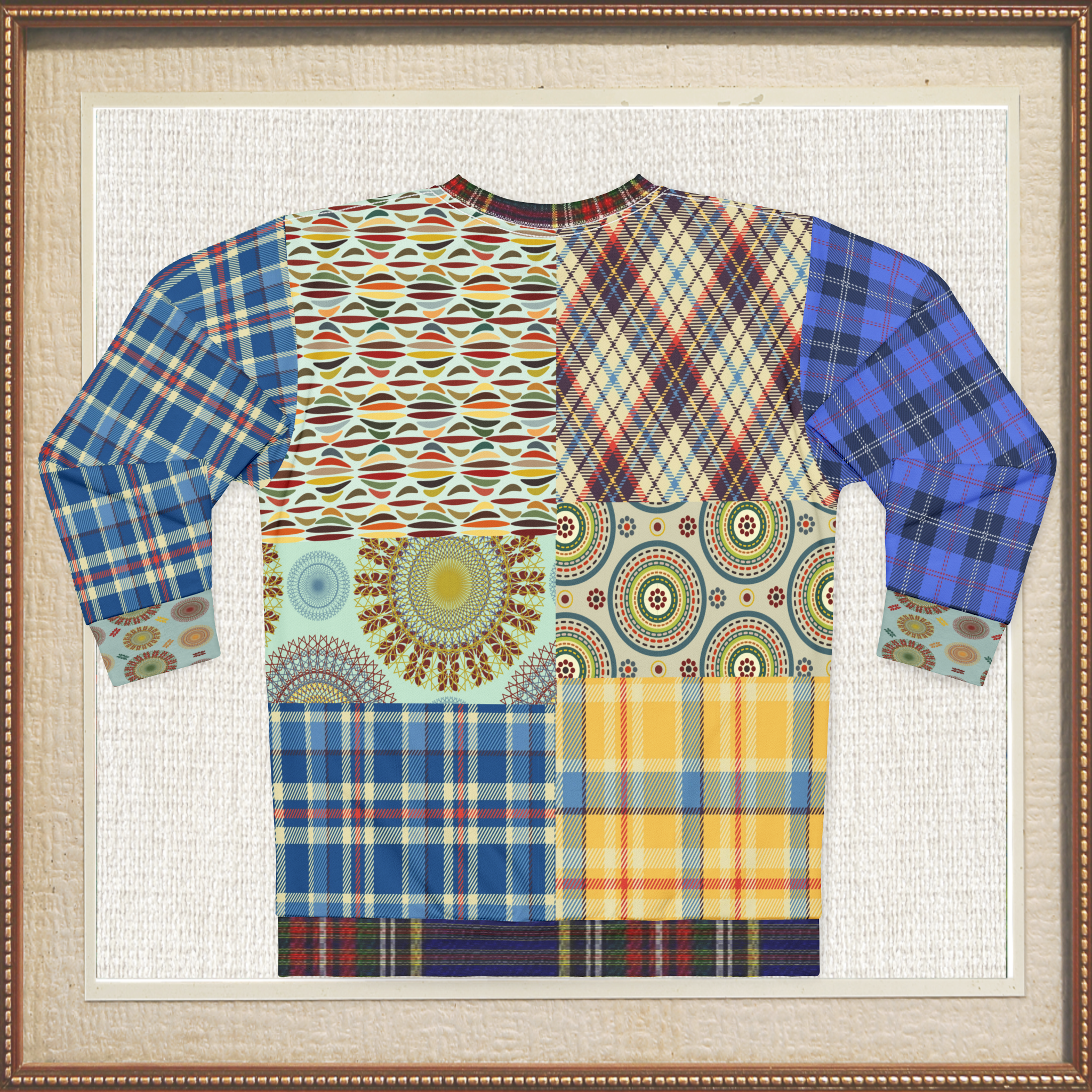 Sunny DeLite Tartan Plaid Unisex Sweatshirt (Gold Label)
