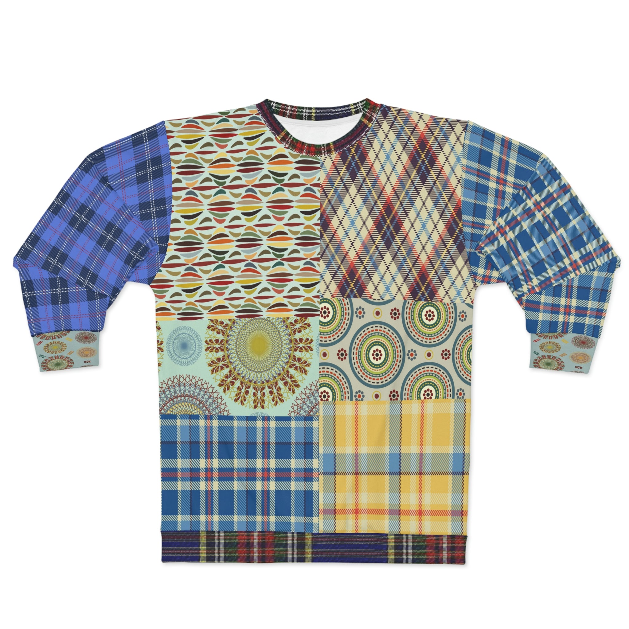 Sunny DeLite Tartan Plaid Unisex Sweatshirt (Gold Label)