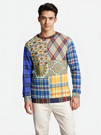 Sunny DeLite Tartan Plaid Unisex Sweatshirt (Gold Label)