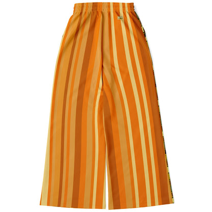 Sunshine of My Life in Green Igloo Eco-Poly Wide Leg Pants