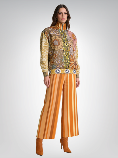 Sunshine of My Life Oversized Heavyweight Oversized Quarter Zip Sweatshirt