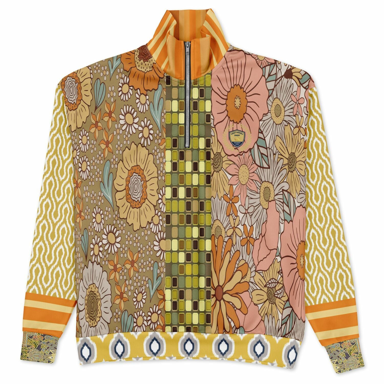 Sunshine of My Life Oversized Heavyweight Oversized Quarter Zip Sweatshirt